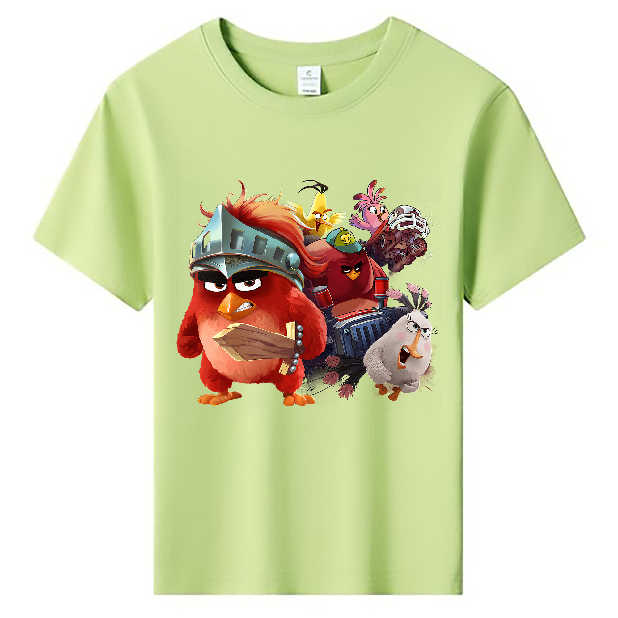 （画像用） Angry Birds アングリーバード 綿100％キッズTシャツ（フロントプリント）